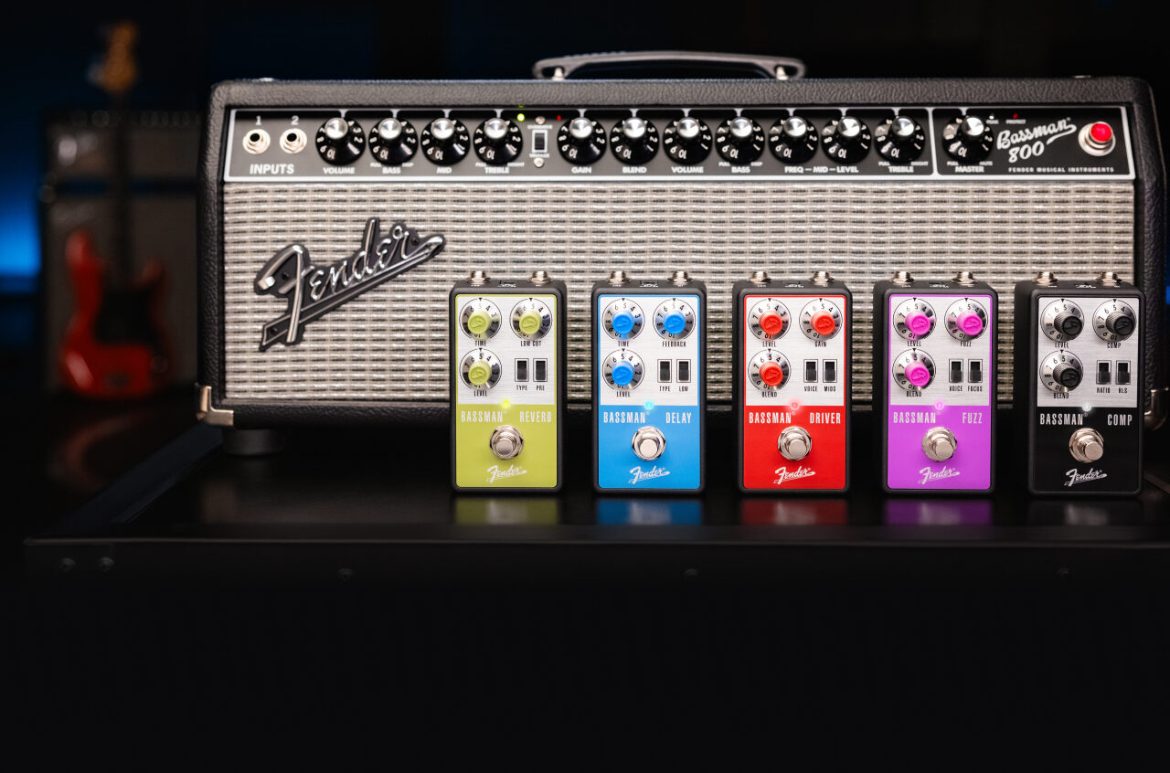 Fender Bassman, pedales para bajo con efectos de compresor